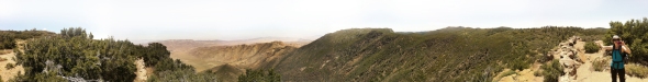 Anza Borrego Desert view from Mt. Laguna, CA
