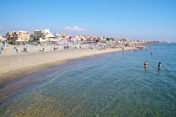 Ostia beach, Mediterranean Sea, Italy