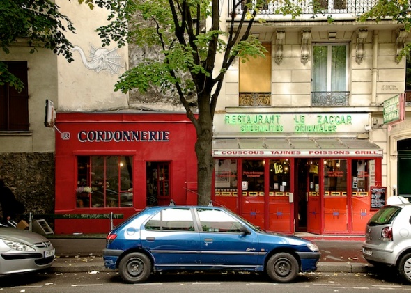 Cobbler's shop and Oriental resaturant, 13 arr., Paris